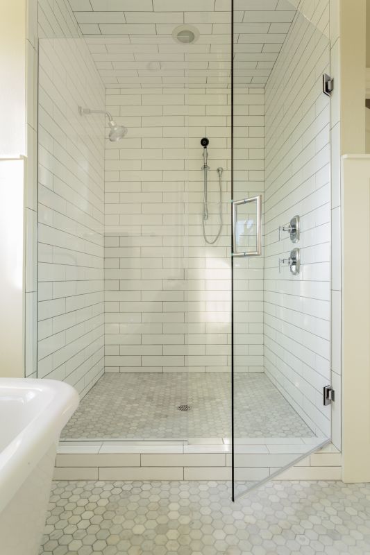 Modern Shower with Matte Fixtures